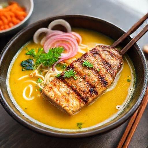 Bún Kèn with Grilled Fish Twist