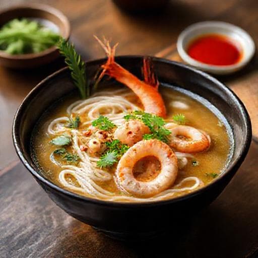 Bún Quậy with Seafood Twist