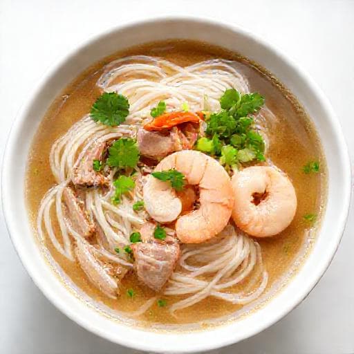 Quick Hủ Tiếu Mỹ Tho (Simplified Pork and Shrimp)