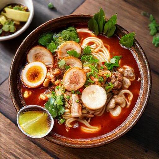 Hủ Tiếu Sa Tế Nam Vang (Phnom Penh Style Noodle Soup)