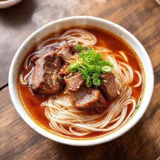 Hủ Tiếu Sa Tế Tôm Khô (Dried Shrimp & Pork Rib Variation)