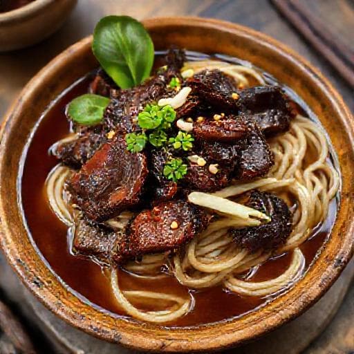 Mì Vịt Tiềm Kiểu Hoa (Chinese-Style Braised Duck Noodles)