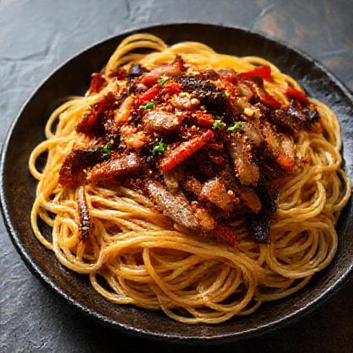 Mì Xào Giòn Tứ Xuyên (Sichuan-Style Crispy Fried Noodles)