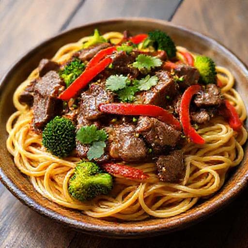 Mì Xào Bò (Classic Stir-Fried Beef Noodles)