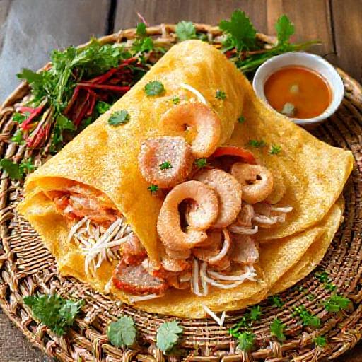 Bánh Xèo Miền Tây (Mekong Delta Savory Crepes)