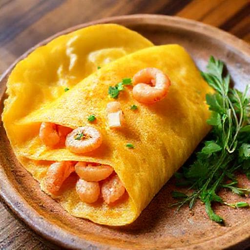 Bánh Xèo Tôm Nhảy (Jumping Shrimp Crepes)