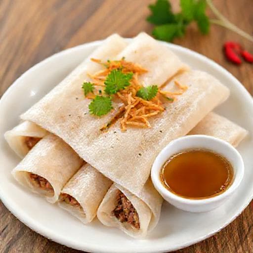 Bánh Cuốn Thanh Trì (Classic Steamed Rice Rolls)