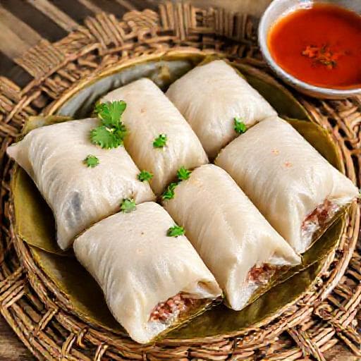 Bánh Nậm (Steamed Rice Dumplings)