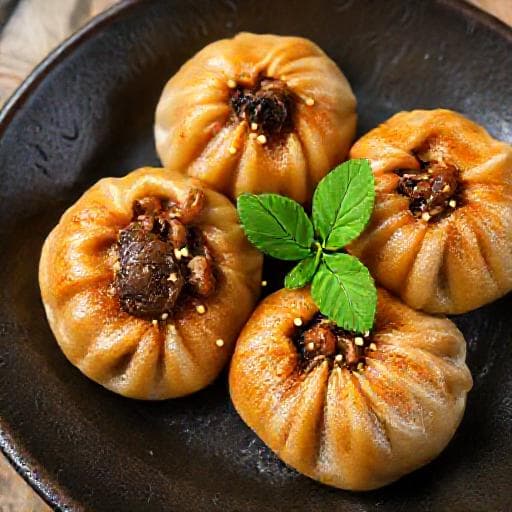 Bánh Ít Trần with Caramelized Shallot & Mushroom Filling