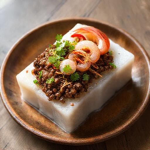 Bánh Đúc Mặn (Savory Vietnamese Rice Jelly)