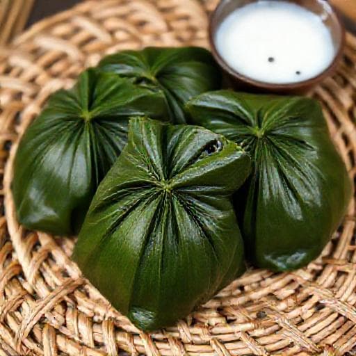 Bánh Ít Lá Gai (Vietnamese Black Sesame Sticky Rice Dumplings)