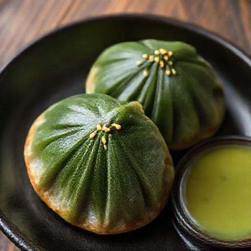 Bánh Ít Trần Lá Gai (Pan-Fried Variation)