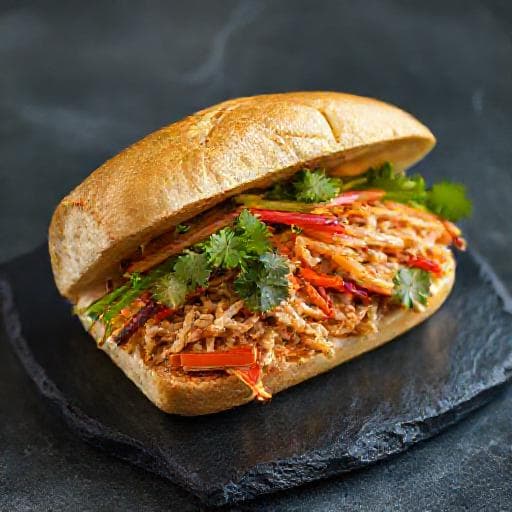 Bánh Mì Gà Xé with Lemongrass and Chili