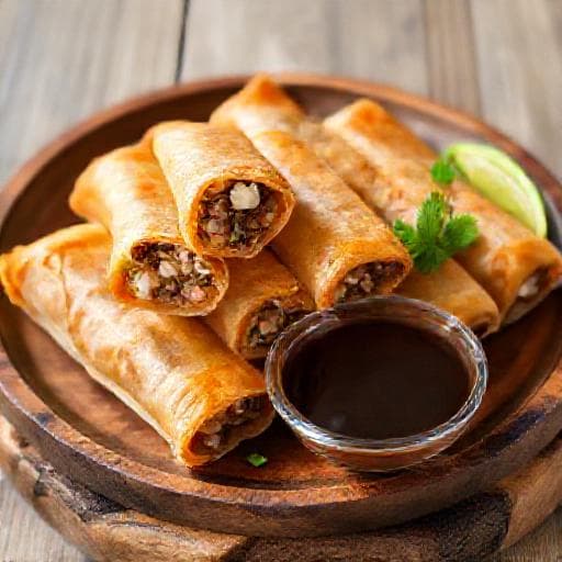 Nem Rán Chay (Vegetarian Fried Spring Rolls)