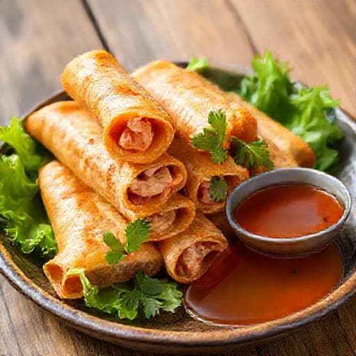 Chả Ram Tôm Đất (Classic Vietnamese Shrimp and Pork Spring Rolls)