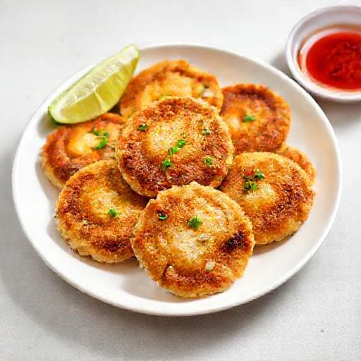 Chả Cá Thác Lác Chiên Giòn (Crispy Fried Fish Cakes)