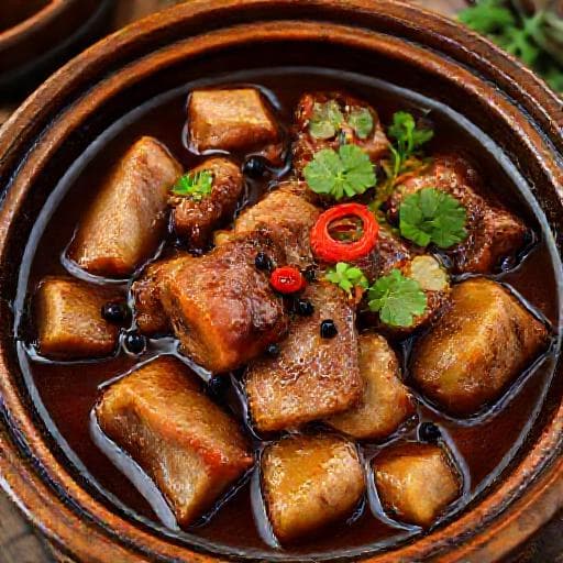 Cá Bống Kho Tiêu with Pork Belly (Regional Twist)