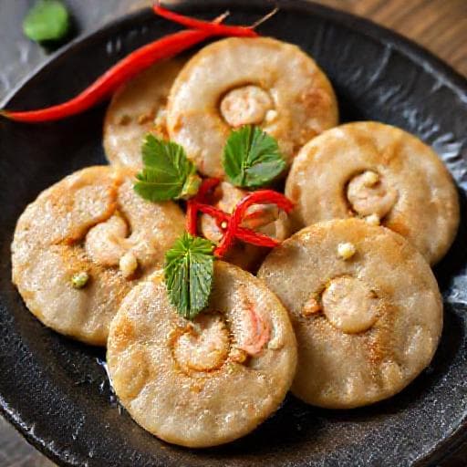 Chả Cốm with Shrimp and Lotus Seed