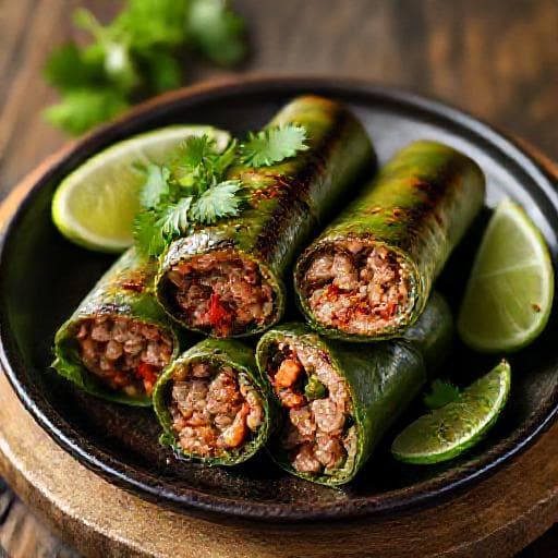 Chả Lá Lốt with Lemongrass and Chili