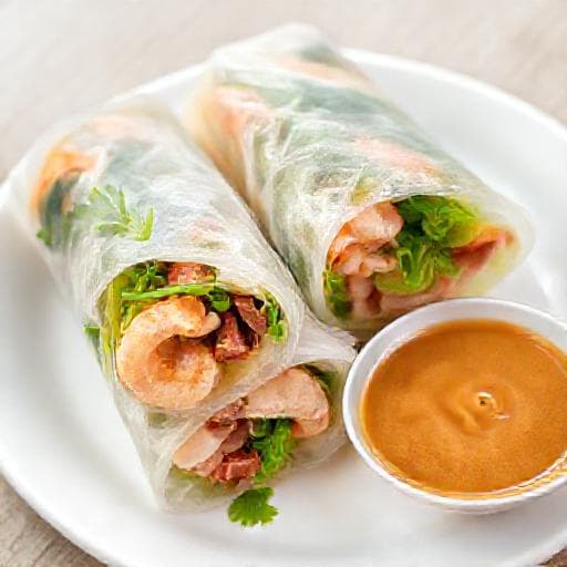 Gỏi Cuốn Tôm Thịt (Classic Vietnamese Fresh Spring Rolls)