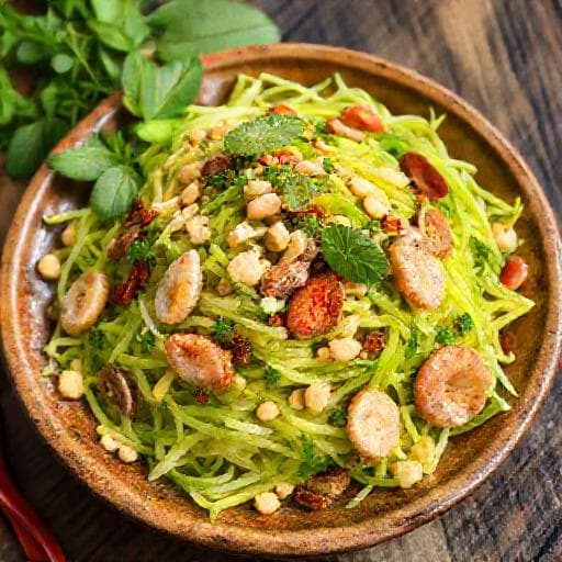 Gỏi Xoài Tôm Khô (Classic Green Mango Salad with Dried Shrimp)
