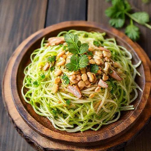 Quick Gỏi Đu Đủ Tai Heo (Speedy Green Papaya Salad)