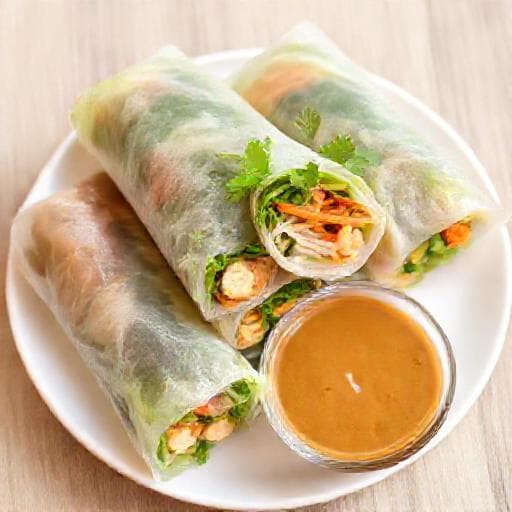 Gỏi Cuốn Chay (Classic Vegetarian Spring Rolls)