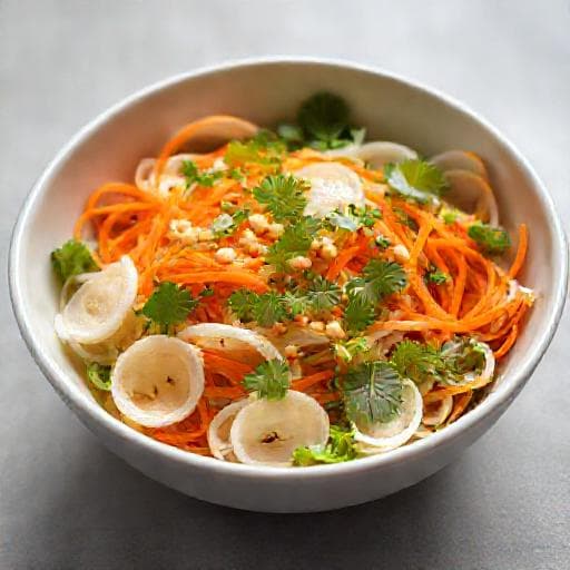 Nộm Hoa Chuối Chay (Vegetarian Banana Blossom Salad)