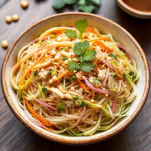 Nộm Gà Xé Phay with Green Papaya
