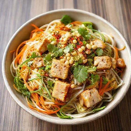 Nộm Sứa Chay (Vegetarian Jellyfish Salad)
