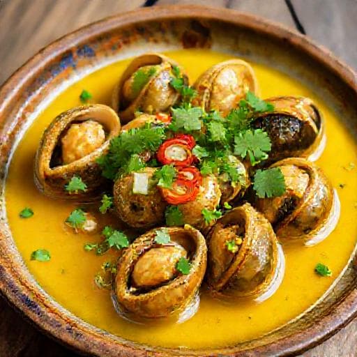 Ốc Hương Xào Bơ Tỏi (Sautéed Sea Snails with Garlic Butter)