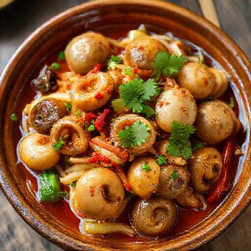 Ốc Len Xào Dừa Sả Ớt (Lemongrass Chili Coconut Snail Stir-fry)