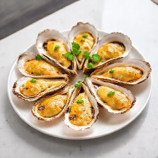 Quick Hàu Nướng Phô Mai (Speedy Grilled Oysters with Cheese)