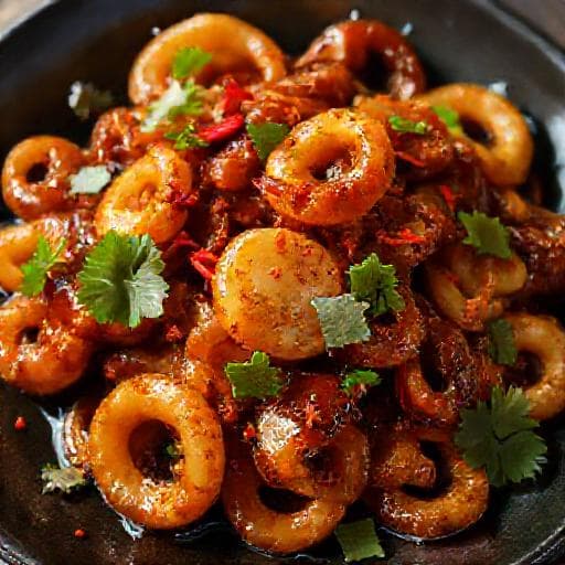 Mực Chiên Nước Mắm Tỏi Ớt (Garlic Chili Fried Squid)