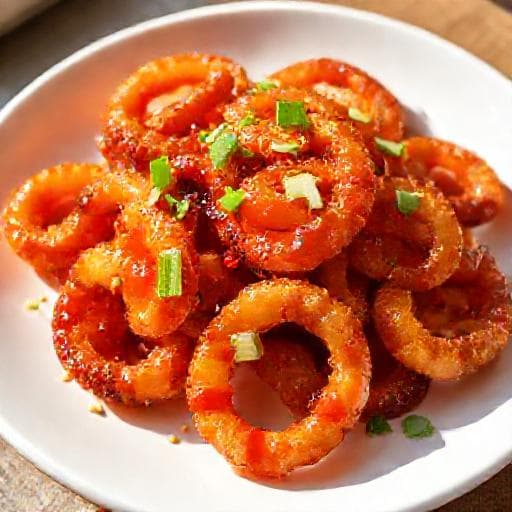 Mực Chiên Nước Mắm Cay Ngọt (Sweet & Spicy Fried Squid)
