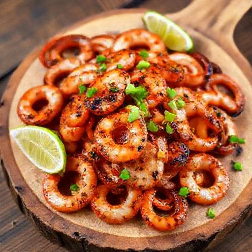 Mực Nướng Sa Tế Đơn Giản (Quick Satay Grilled Squid)