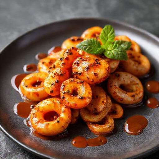 Mực Nướng Sa Tế Chanh Dây (Passion Fruit Satay Grilled Squid)