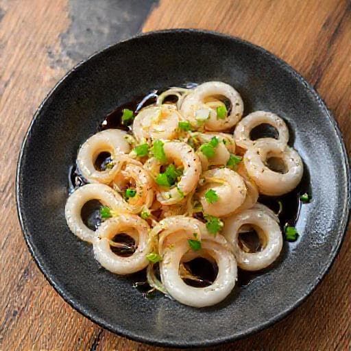 Quick Mực Hấp Gừng (Speedy Steamed Squid with Ginger)