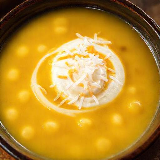 Chè Đậu Xanh Kem Dừa (Mung Bean Sweet Soup with Coconut Cream)