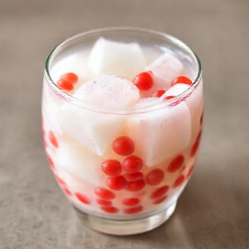 Quick Chè Sương Sa Hạt Lựu (Simplified Jelly and Tapioca Dessert)