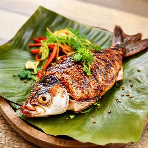Cá Kèo Nướng Muối Ớt Sả (Lemongrass Chili Salt Grilled Catfish)