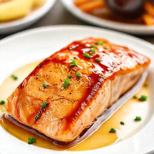 Quick Honey Glazed Salmon
