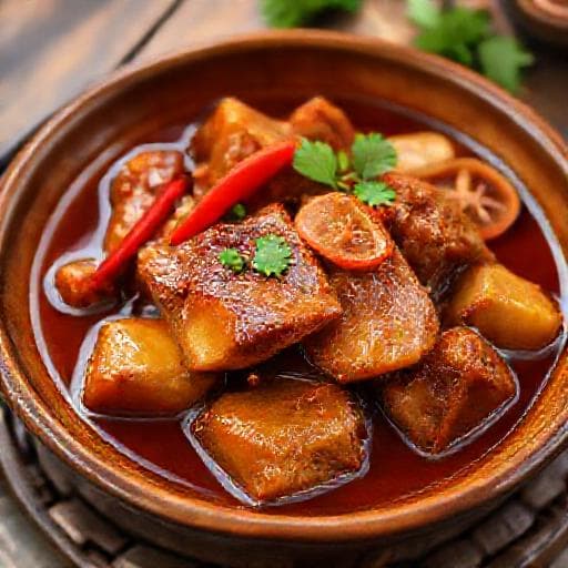Cá Rô Kho Khế Tứ Vị (Five-Spice Starfruit Braised Fish)