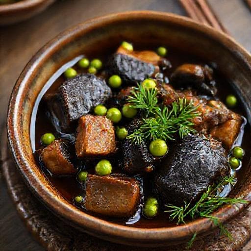 Cá Trắm Kho Tiêu Xanh (Black Carp Braised with Green Peppercorns)