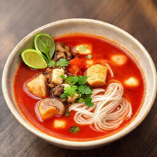 Canh Riêu Cua Chay (Vegetarian Crab Noodle Soup)