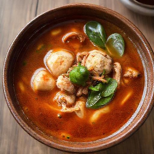 Canh Cua Nấu Tôm Khô (Crab and Dried Shrimp Soup)