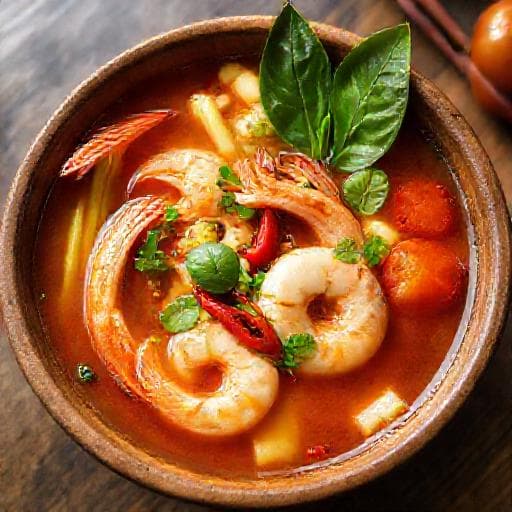 Canh Chua Tôm Miền Tây (Mekong Delta Style Shrimp Sour Soup)
