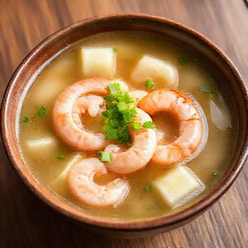 Canh Bí Xanh Nấu Tôm Tươi - Fresh Shrimp and Winter Melon Soup