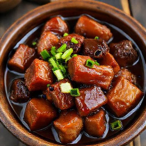 Thịt Kho Tiêu (Vietnamese Braised Pork Belly with Black Pepper)