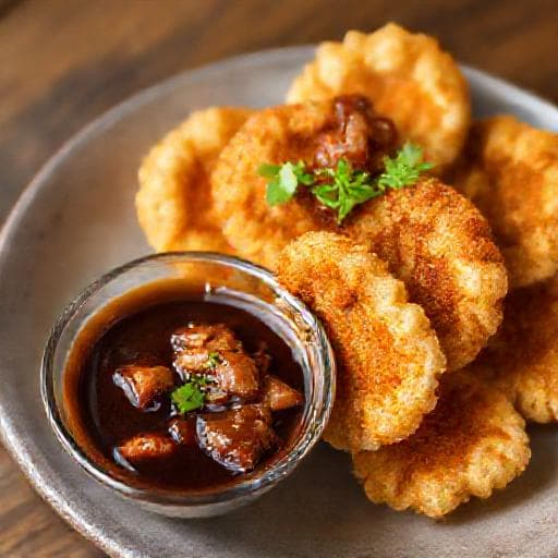 Quick Cơm Cháy Kho Quẹt (Simplified)
